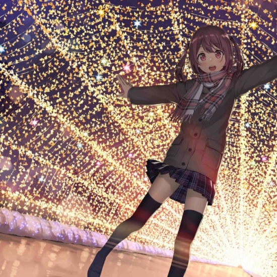カントクの絵画作品　タイトルは、ILLUMINATED TUNNEL